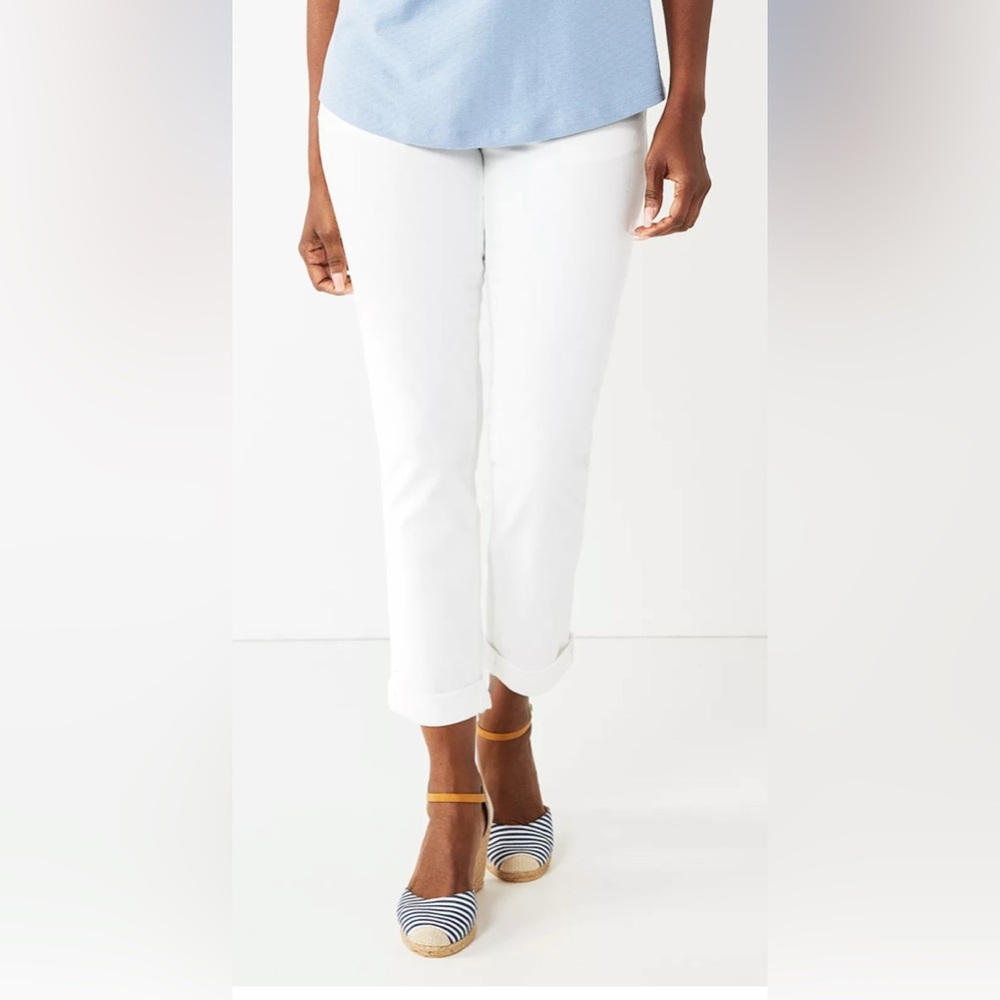 Croft and barrow white jeans